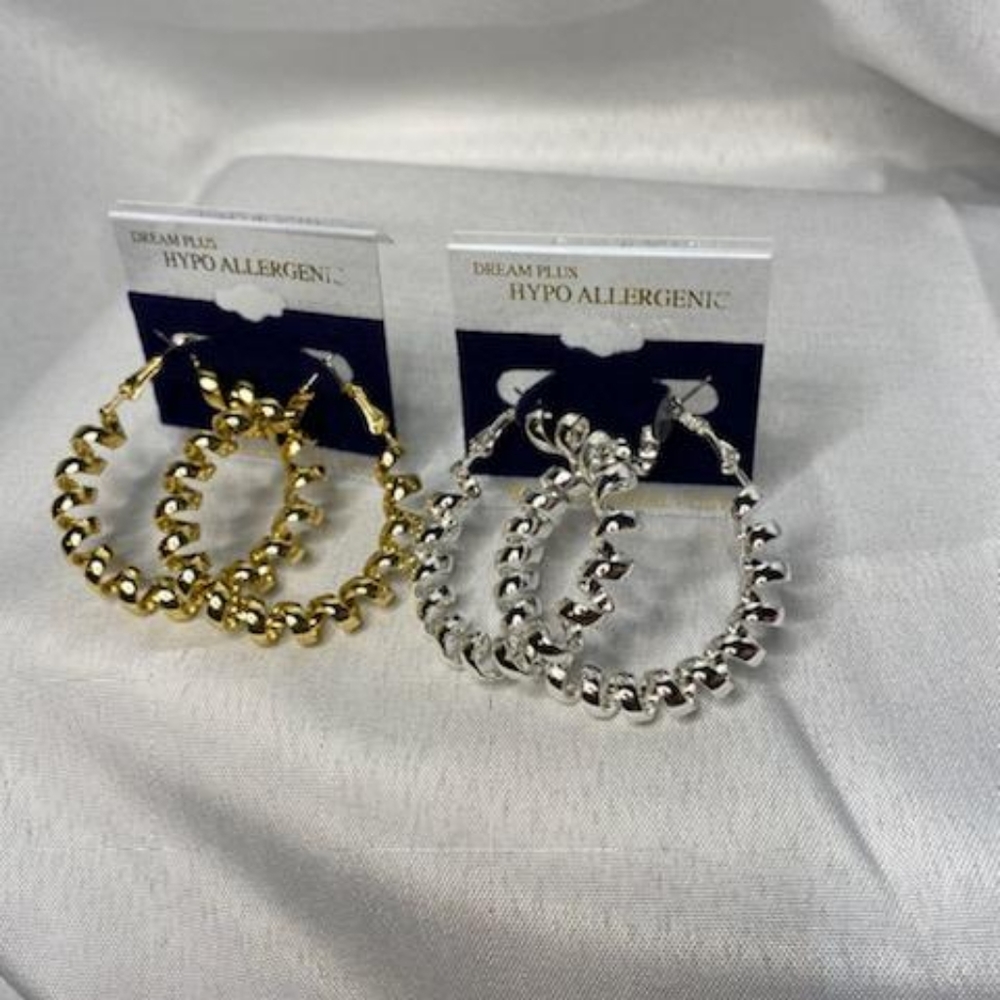 Kenya twirl earrings